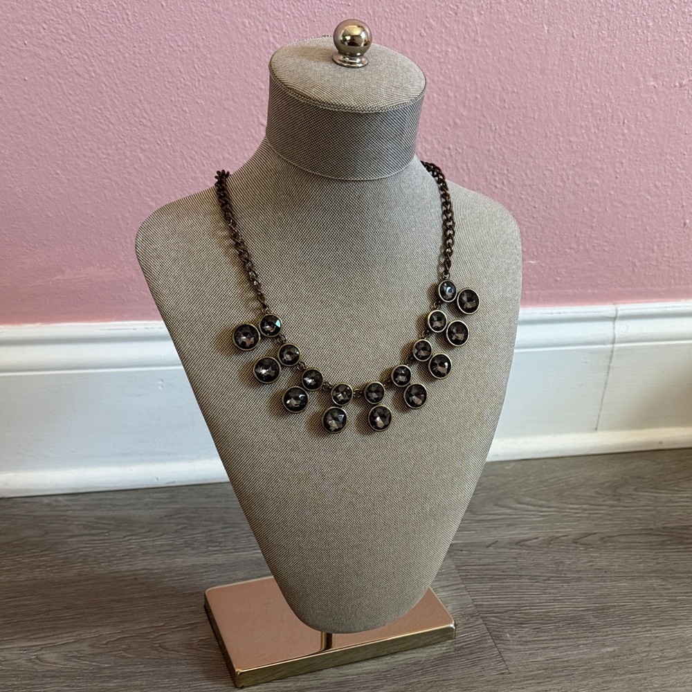 LOFT Dark Charcoal Necklace
